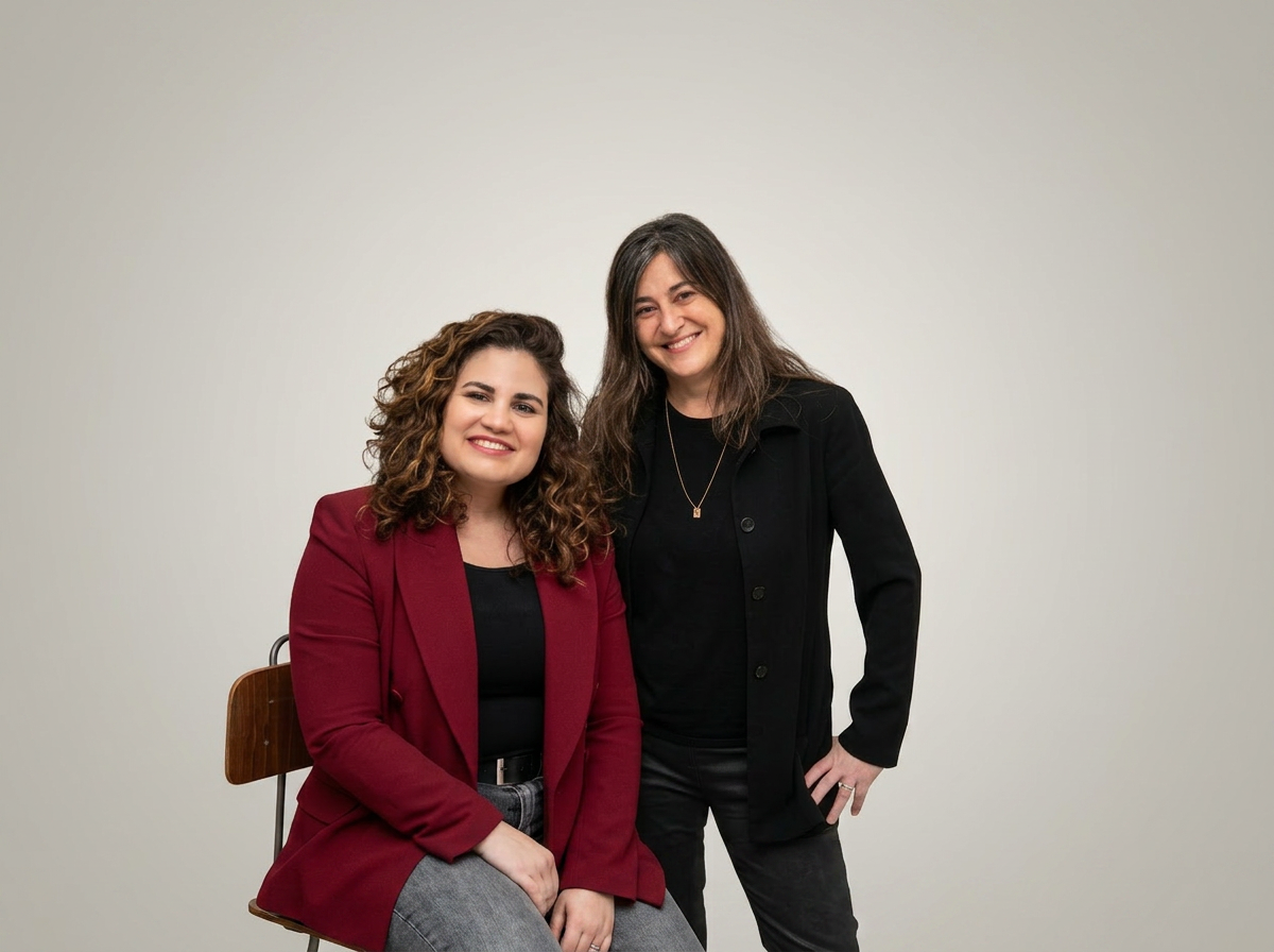 Karina De la Puente y Gloria Martínez
